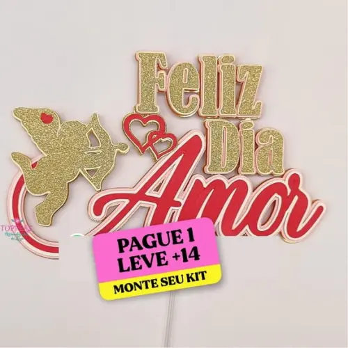 Arquivo de Corte Topo de Bolo Dia dos Namorados 7