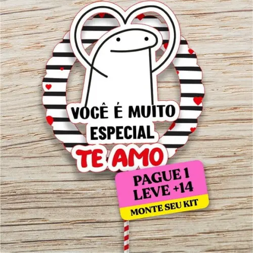 Arquivo de Corte Topo de Bolo Dia dos Namorados Flork 7