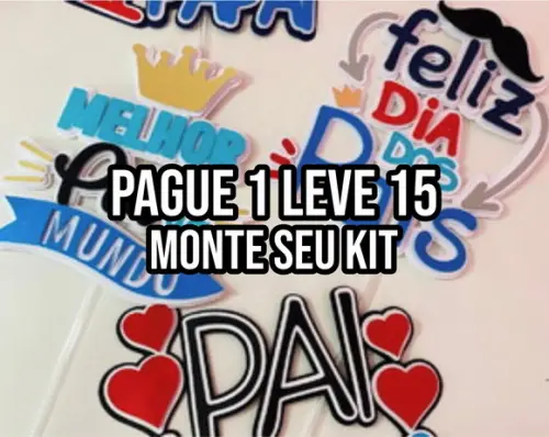 Arquivo de Corte Topo de Bolo Dia dos Pais Studio