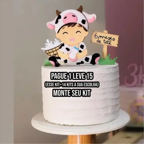 Arquivo de Corte Topo de Bolo Eu Amo Tetê 2