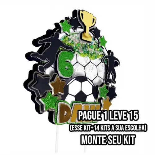 Arquivo de Corte Topo de Bolo Futebol 2