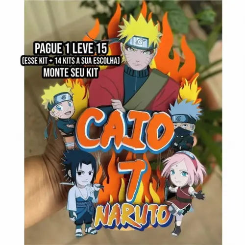 Arquivo de Corte Topo de Bolo Naruto 1