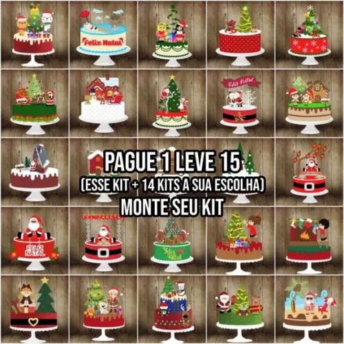 Arquivo de Corte Topo de Bolo Natal 2 Studio+14
