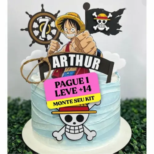 Arquivo de Corte Topo de Bolo One Piece
