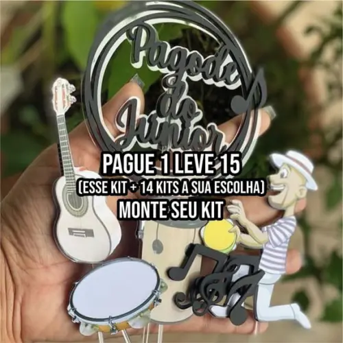 Arquivo de Corte Topo de Bolo Pagode 1