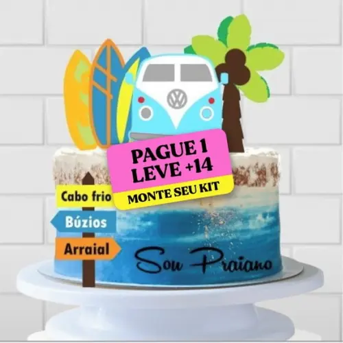 Arquivo de Corte Topo de Bolo Praia 18