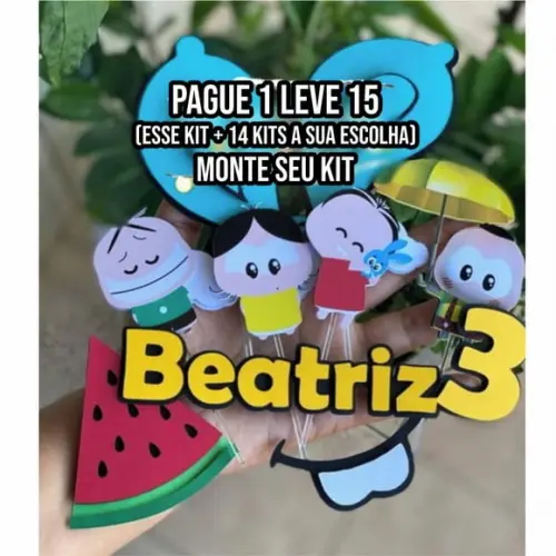 Arquivo de Corte Topo de Bolo Turma da Monica Toy 1
