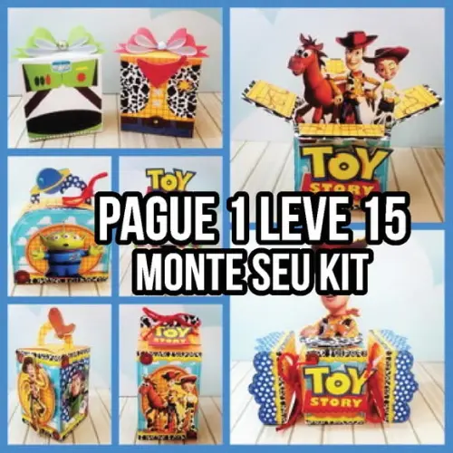 Arquivo de corte Toy Story 6 STUDIO + 14 ARQUIVOS