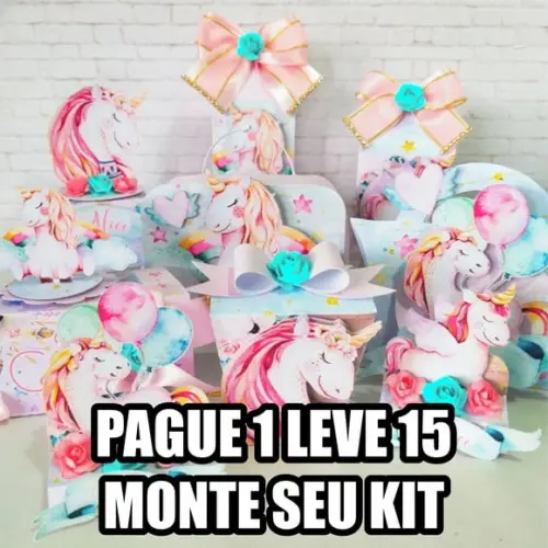 Arquivo de Corte Unicórnio 1 STUDIO E PDF+14 A