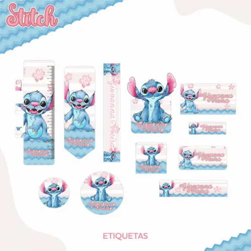 Arquivo de Corte Volta às Aulas Stitch