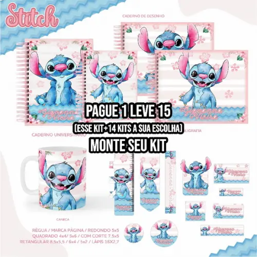 Arquivo de Corte Volta às Aulas Stitch