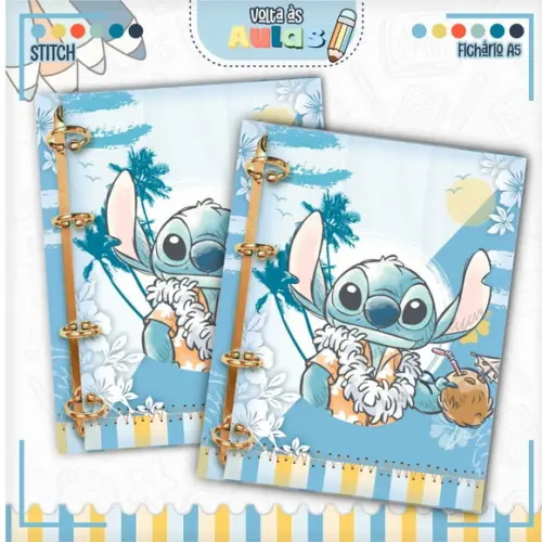 Arquivo de Corte Volta às Aulas Stitch Menino