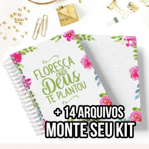 Arquivo digital Agenda Floresça onde Deus te Plantou PNG+ 14