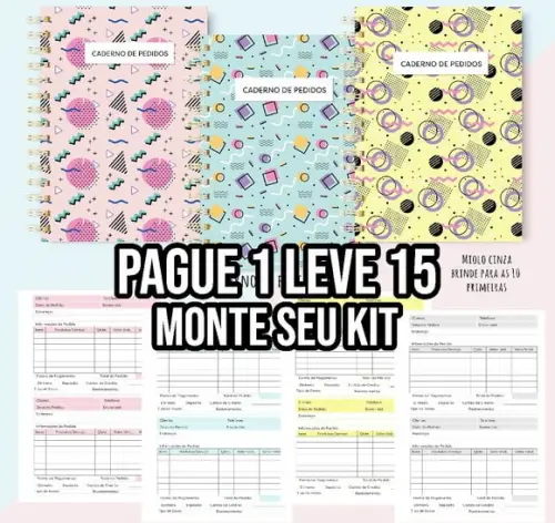 Arquivo digital Caderno de Pedidos 3 PDF/PFG+14 ARQUIVOS