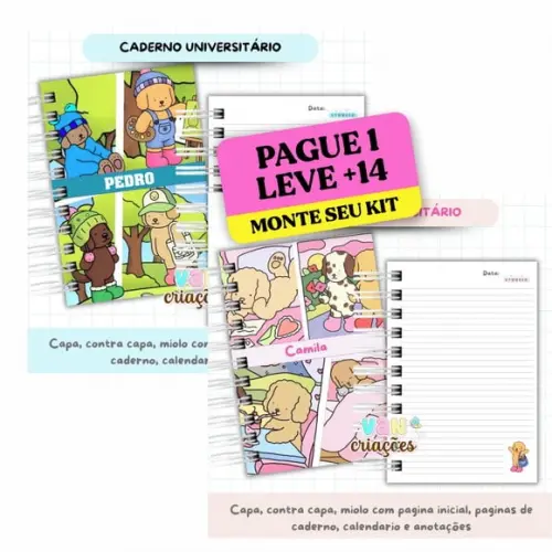Arquivo Digital Caderno Bobbie Goods 2