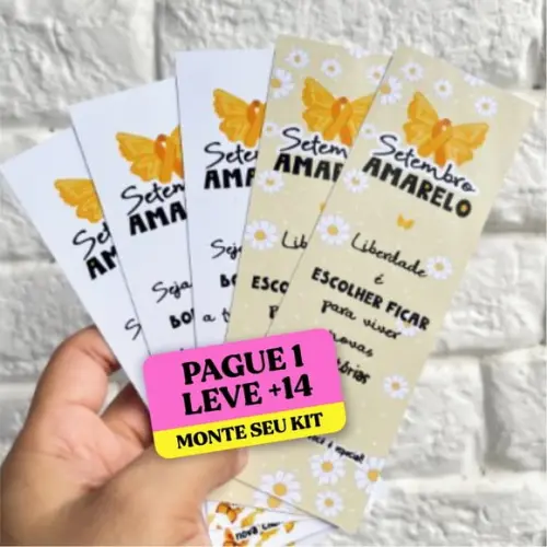 Arquivo Digital Marcador de Página Setembro Amarelo 1