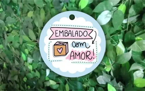 Arquivo digital Tag Embalado com amor PDF