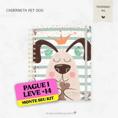Arte Digital Caderneta Pet 2