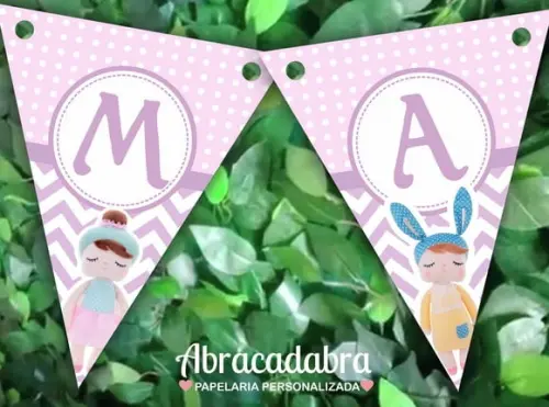 Bandeirola Digital Boneca Metoo