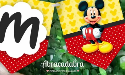 Bandeirola Mickey Digital