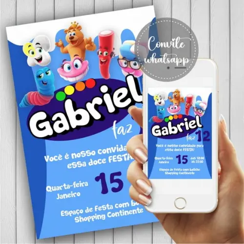 Convite Digital Bala Fini