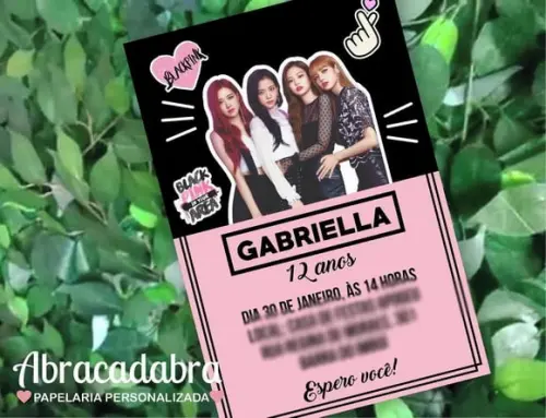 Convite Digital Blackpink