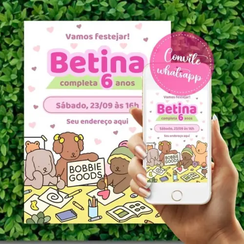 Convite Digital Bobbie Goods