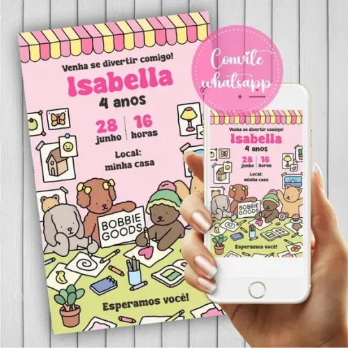 Convite Digital Bobbie Goods