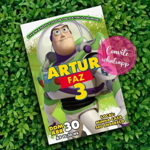 Convite Digital Buzz Lightyear