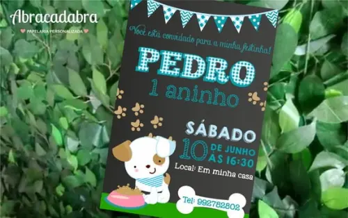 Convite Digital Cachorro