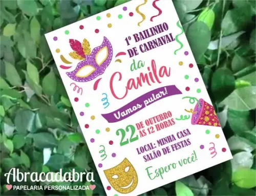 Convite Digital Carnaval