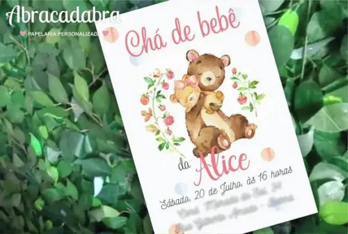Convite Digital Chá de Bebê Menina