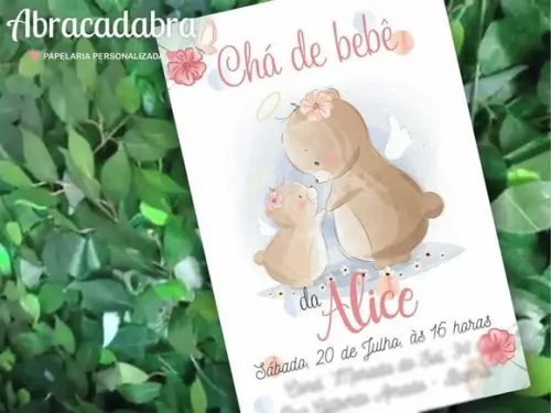 Convite Digital Chá de Bebê Menina