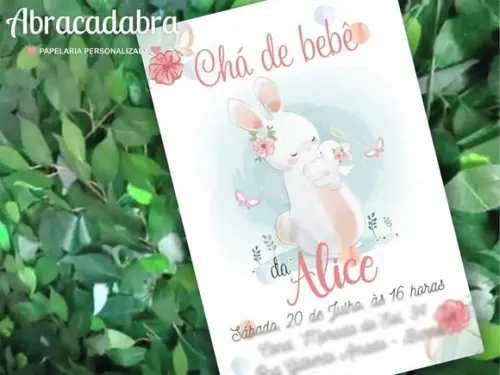 Convite Digital Chá de Bebê Menina