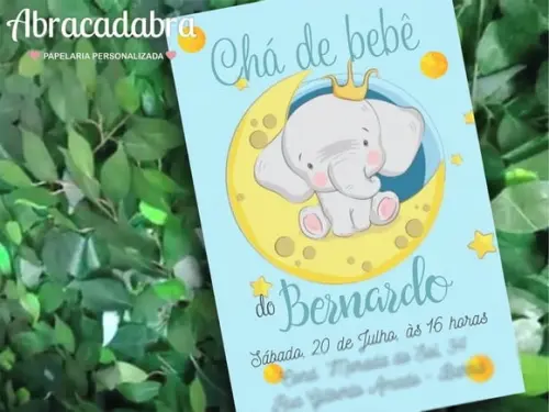 Convite Digital Chá de Bebê Menino