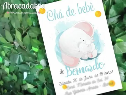 Convite Digital Chá de Bebê Menino