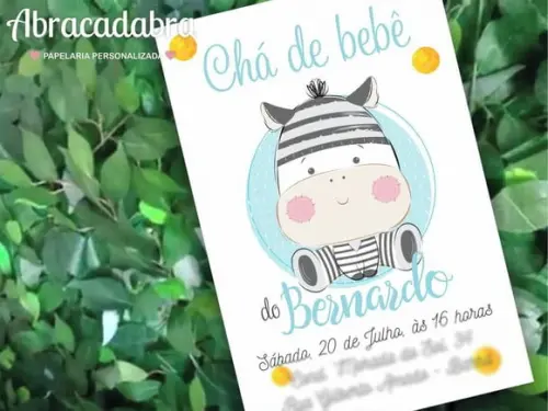 Convite Digital Chá de Bebê Menino