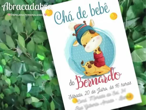 Convite Digital Chá de Bebê Menino