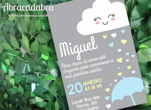 Convite Digital Chuva de Amor