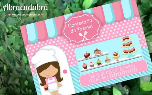 Convite Digital Confeitaria