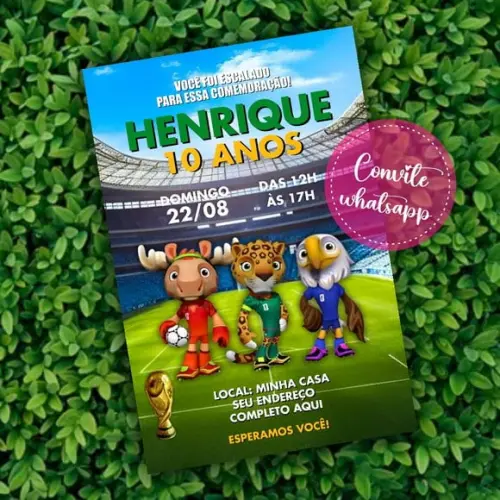 Convite Digital Copa do Mundo 2026