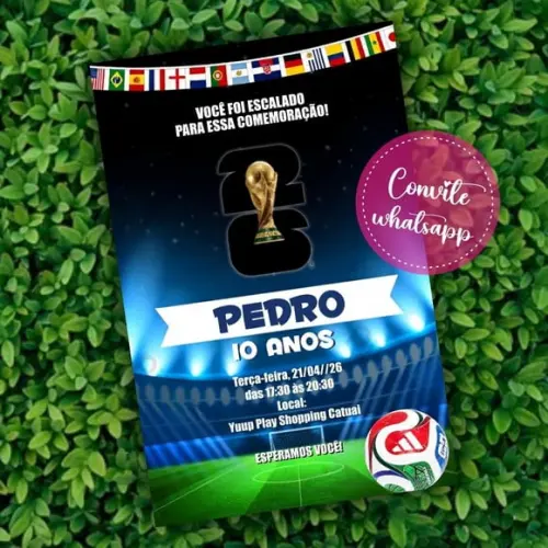 Convite Digital Copa do Mundo 2026