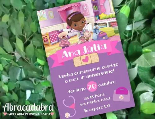 Convite Digital Doutora Brinquedos
