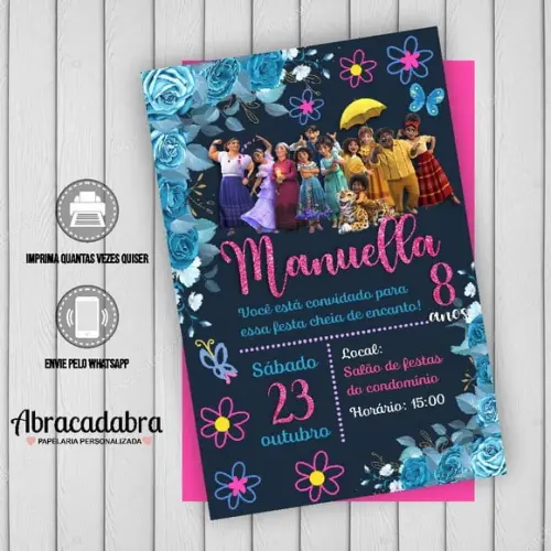 Convite Digital Encanto Disney