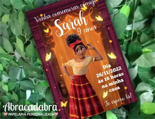 Convite Digital Encanto Disney Dolores