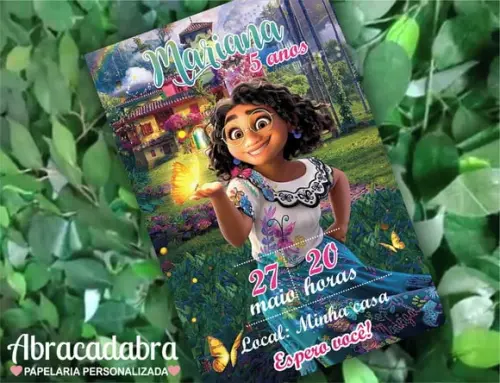 Convite Digital Encanto Disney Mirabel