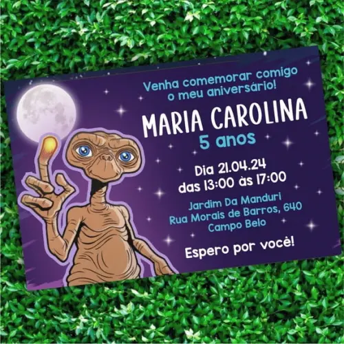 Convite Digital Et o Extra Terrestre