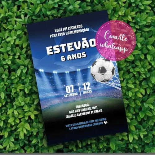 Convite Digital Futebol