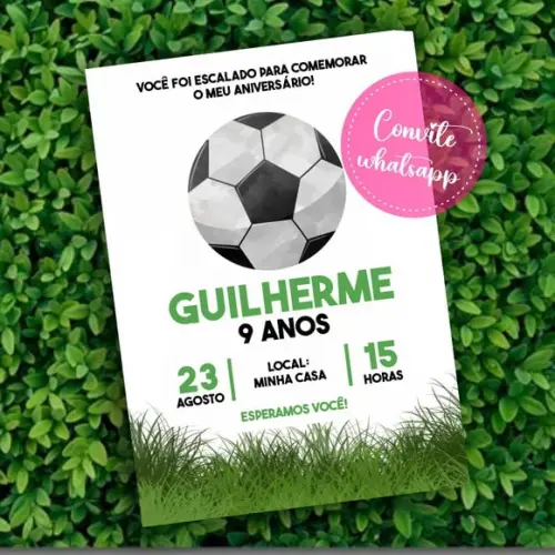 Convite Digital Futebol