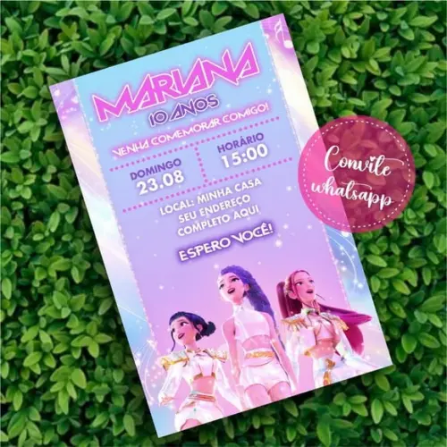 Convite Digital Guerreiras do Kpop 05
